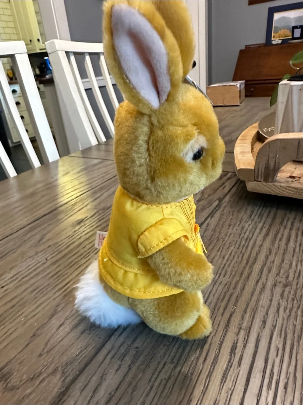 Ty Beanie Babies Mopsy Bunny Plush Peter Rabbit Movie Collection Yellow Coat NWT